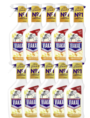 Viakal Vinegar Action Bathroom Limescale Remover Spray 10 x 500ml